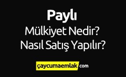 Paylı Mülkiyet Nedir? Paylı Mülkiyet Satışı Nasıl Yapılır?